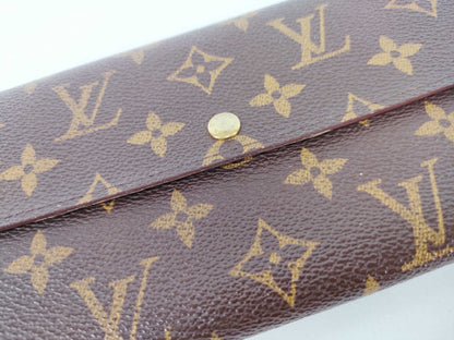 Louis Vuitton Sarah Monogram Canvas, Brown, Canvas, Clutch
