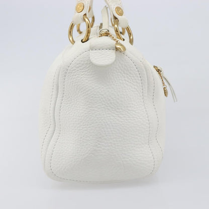 Celine Handbag Leather, White, Leather, Handbag