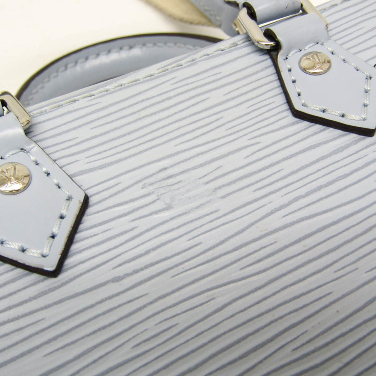 Louis Vuitton Petit Sac Plat Epi Leather, Blue, Leather, Handbag