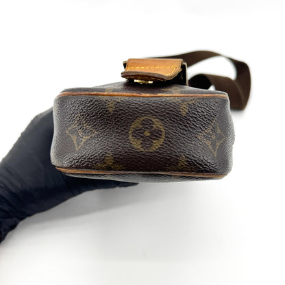 Louis Vuitton Pochette Gange Monogram Canvas, Brown, Canvas, Clutch