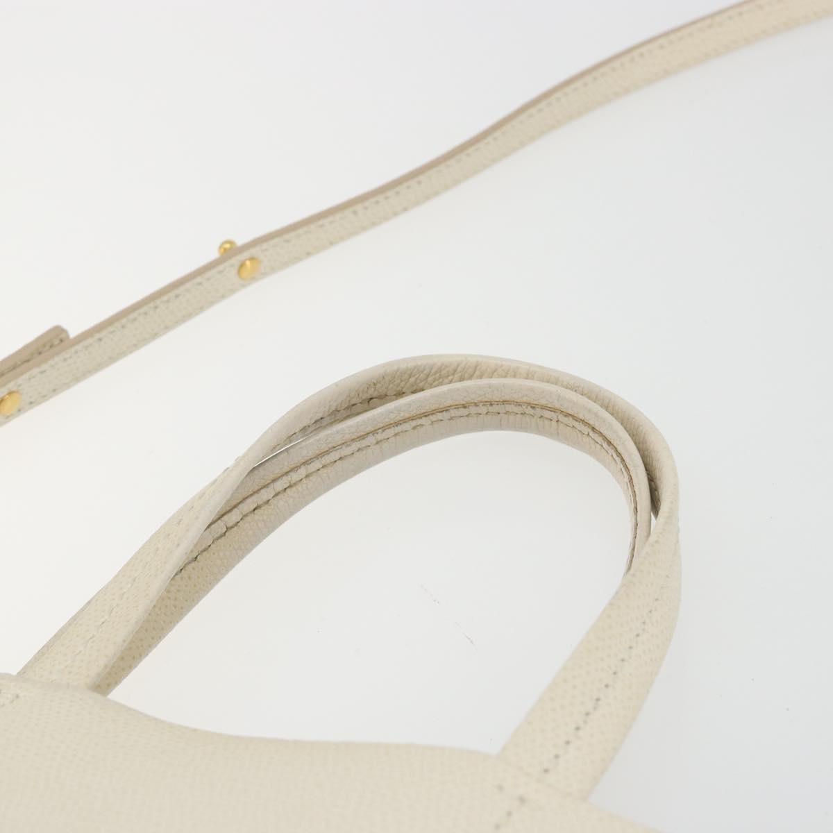 Celine Vertical Bi-Cabas Tote Leather, Beige, Leather, Tote Bag