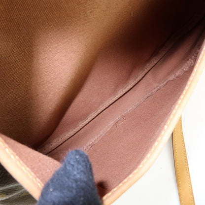 Louis Vuitton Saumur Monogram Canvas, Brown, Canvas, Shoulder Bag
