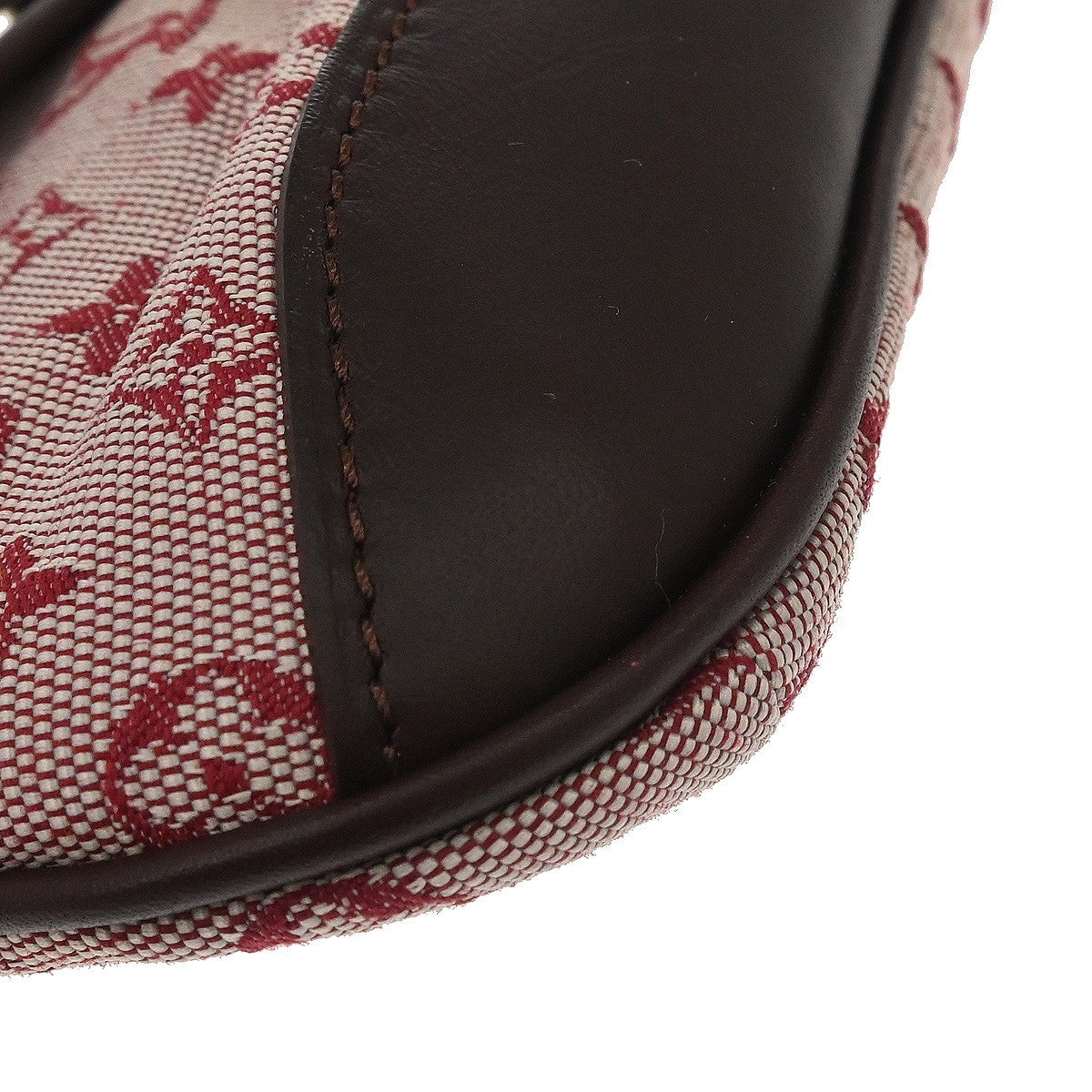 Louis Vuitton Anne Sophie Clutch Mini Lin, Red, Canvas, Clutch