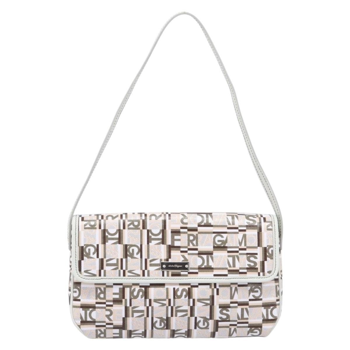 Salvatore Ferragamo Vintage clutch Canvas, Multicolour, Canvas, Clutch