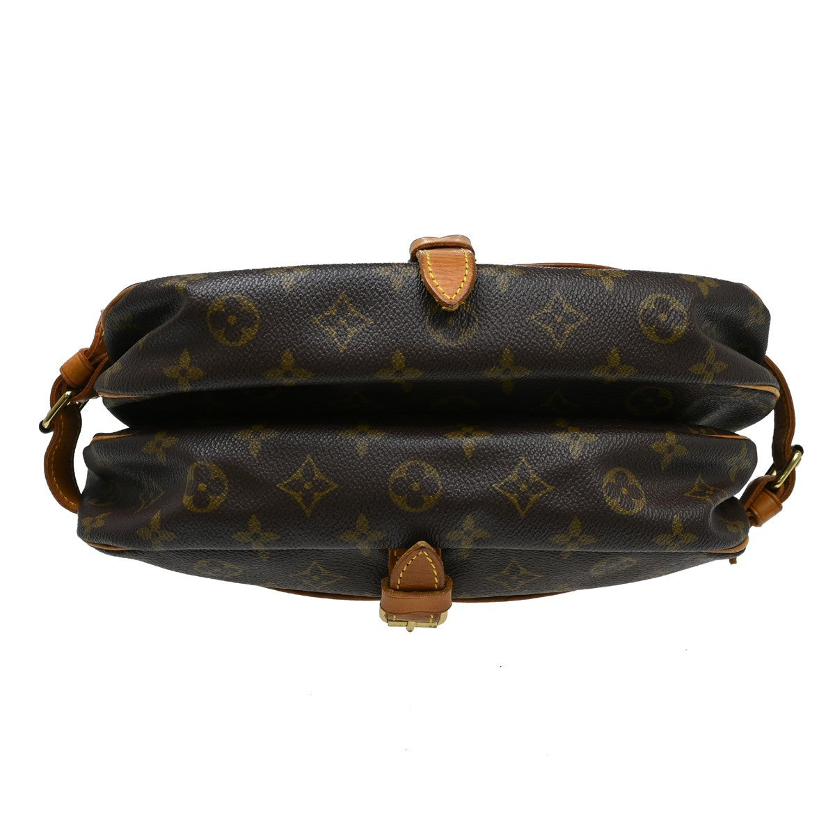 Louis Vuitton Saumur Monogram Canvas, Brown, Canvas, Shoulder Bag