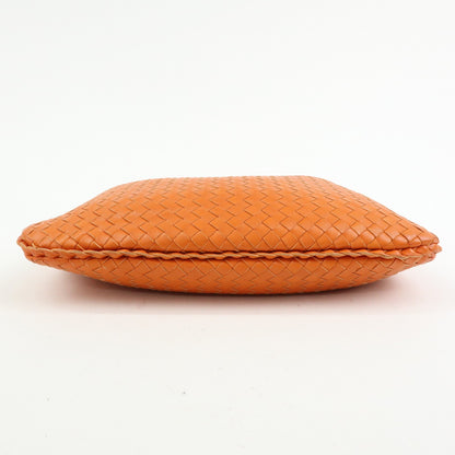 Bottega Veneta Veneta Hobo Intrecciato Nappa, Orange, Leather, Shoulder Bag