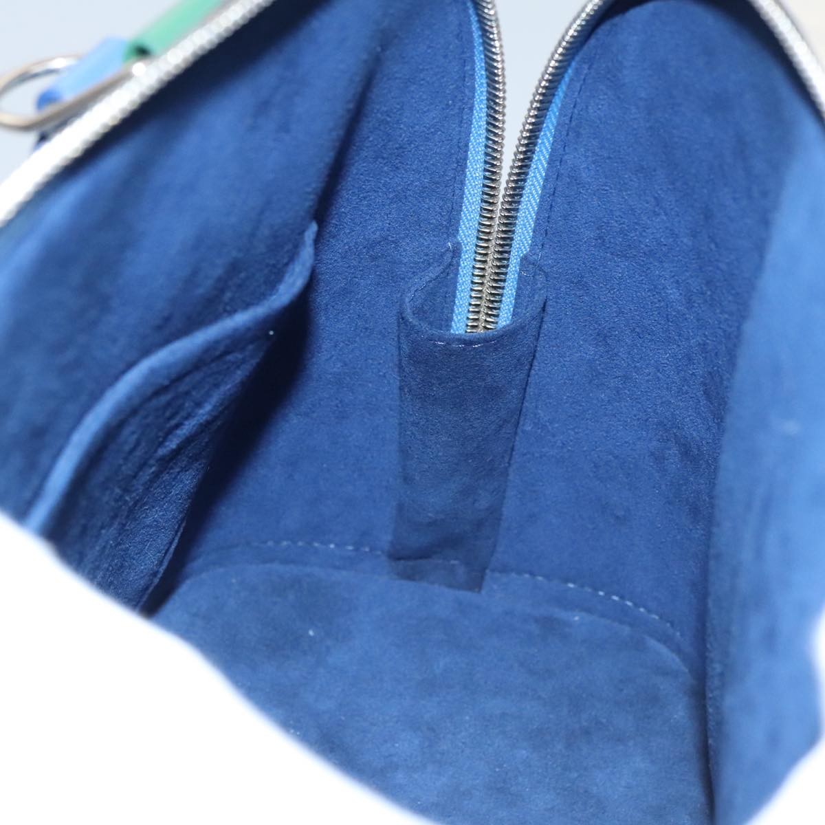 Louis Vuitton Alma Limited Edition Print Epi Leather, Blue, Leather, Handbag