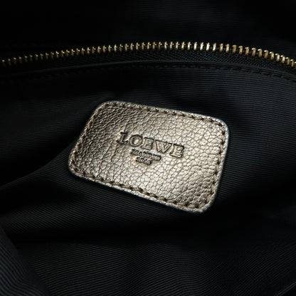 Loewe Shoulder bag Leather, Silver, Leather, Shoulder Bag