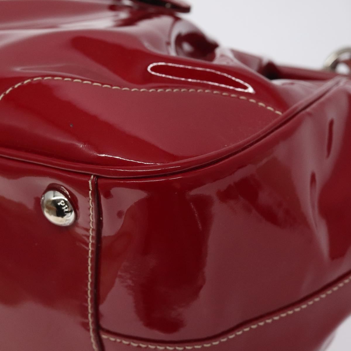 Prada Vintage Patent Leather, Red, Patent Leather, Handbag