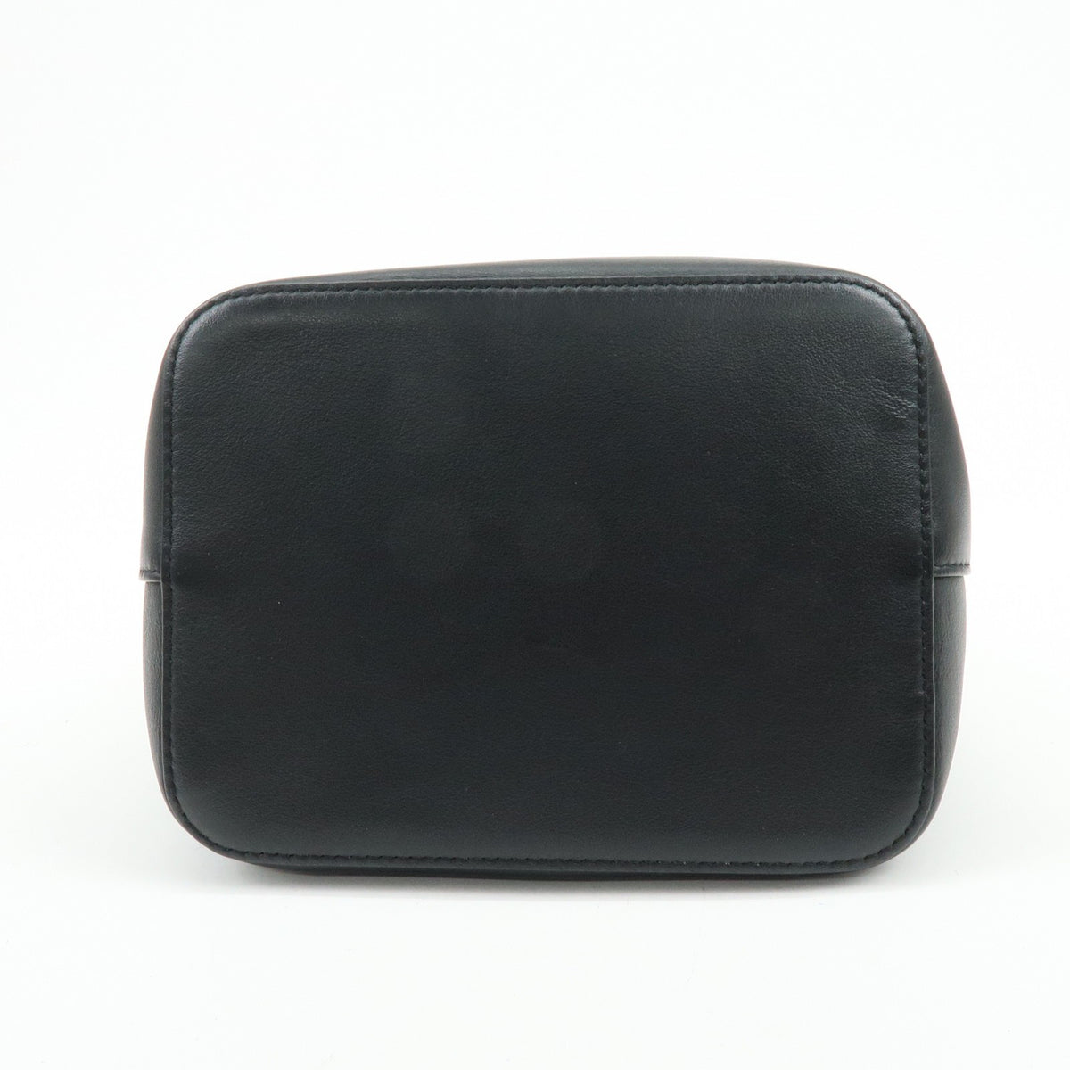 Fendi Mon Tresor Bucket Perforated Leather, Black, Leather, Handbag