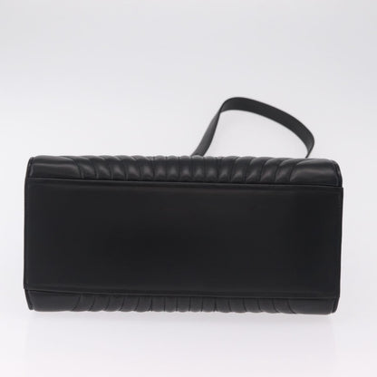 Prada Double Zip Diagramme Quilted Leather, Black, Leather, Tote Bag