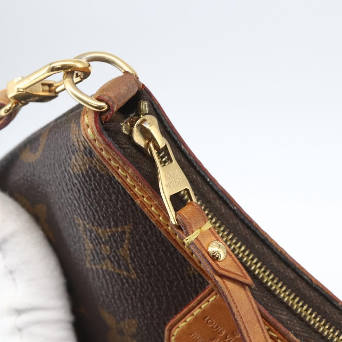 Louis Vuitton Delightful Pochette Monogram Canvas, Brown, Canvas, Clutch