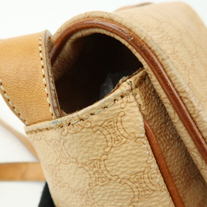 Celine Macadam Canvas and Leather, Beige, PVC, Tote Bag