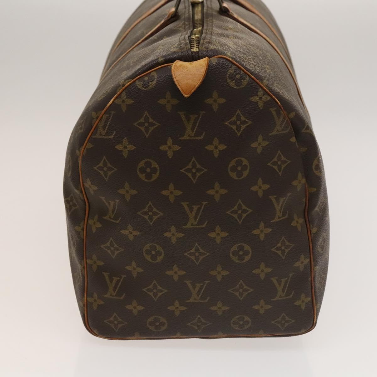 Louis Vuitton Keepall Bag Monogram Canvas, BROWN, CANVAS, Travel bag