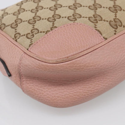 Gucci Bree Disco GG Canvas with Leather, Beige, Canvas, Crossbody Bag