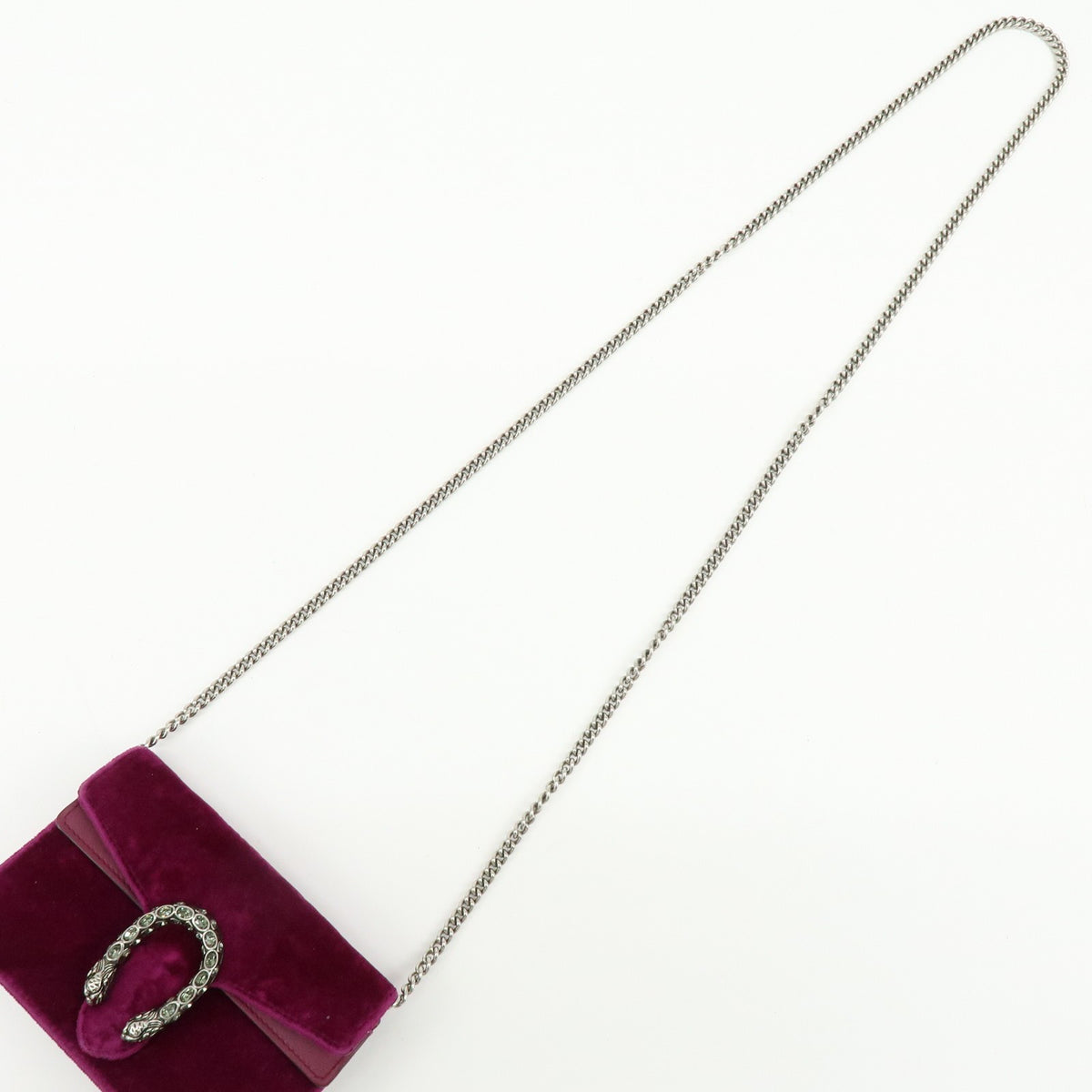Gucci Dionysus Velvet, Purple, Velvet, Handbag
