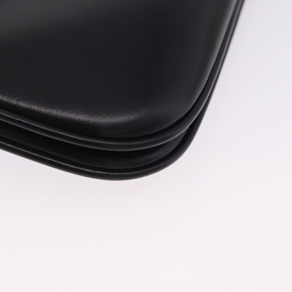 Bally Vintage Leather, Black, Leather, Shoulder Bag