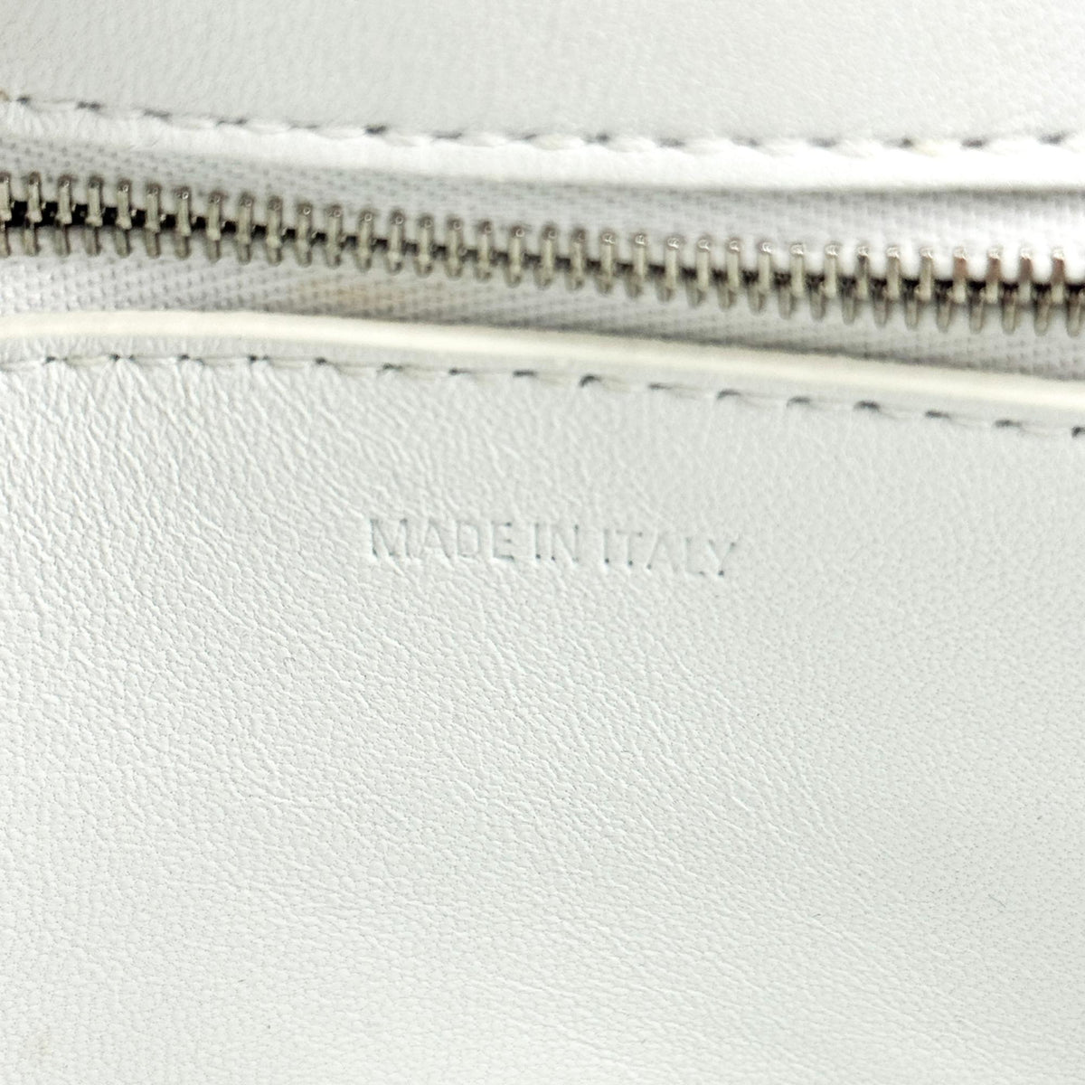 Balenciaga Downtown S Chain-Handle Leather, White, Leather, Shoulder Bag