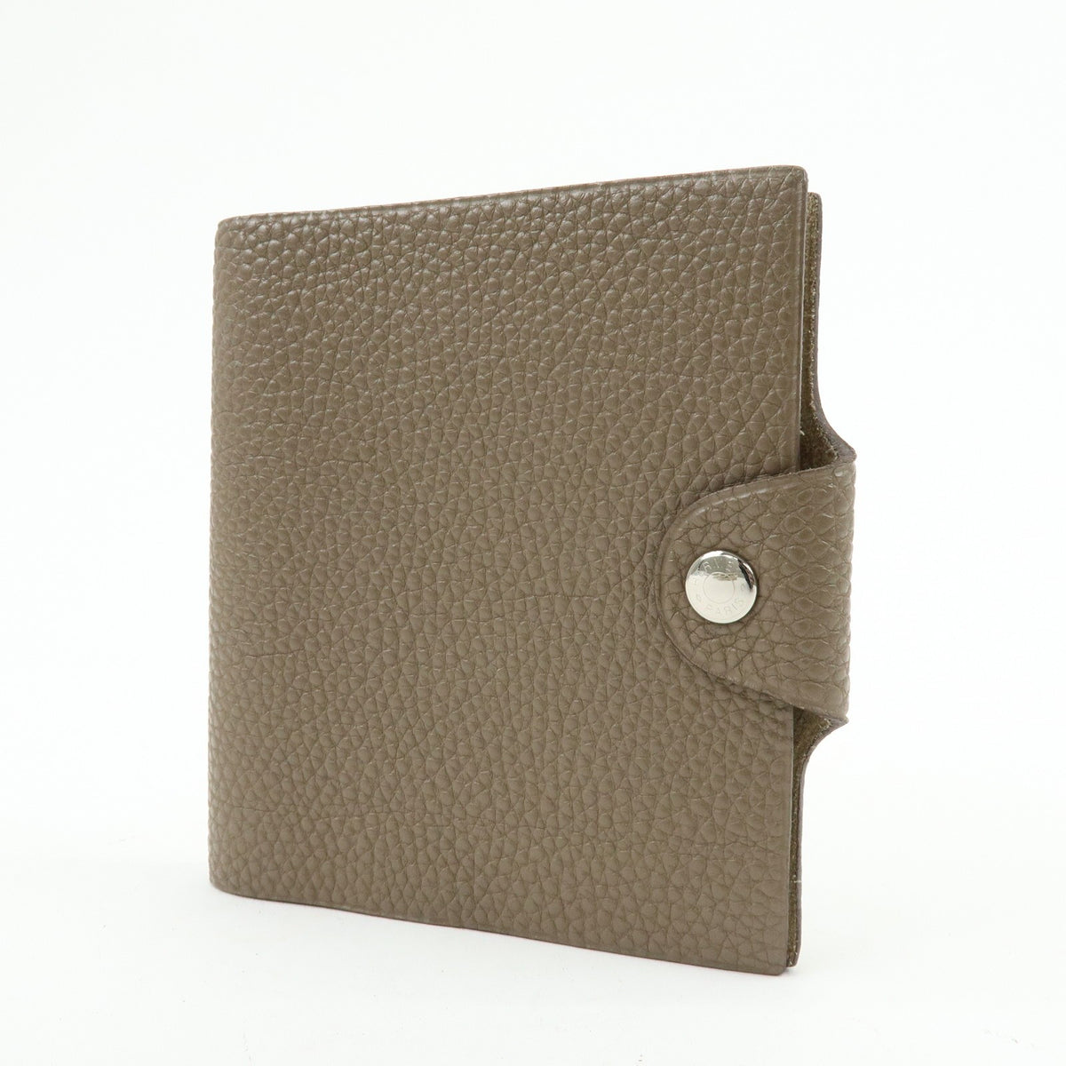 Hermes Ulysses Agenda Cover Leather, Beige, Leather, Briefcase