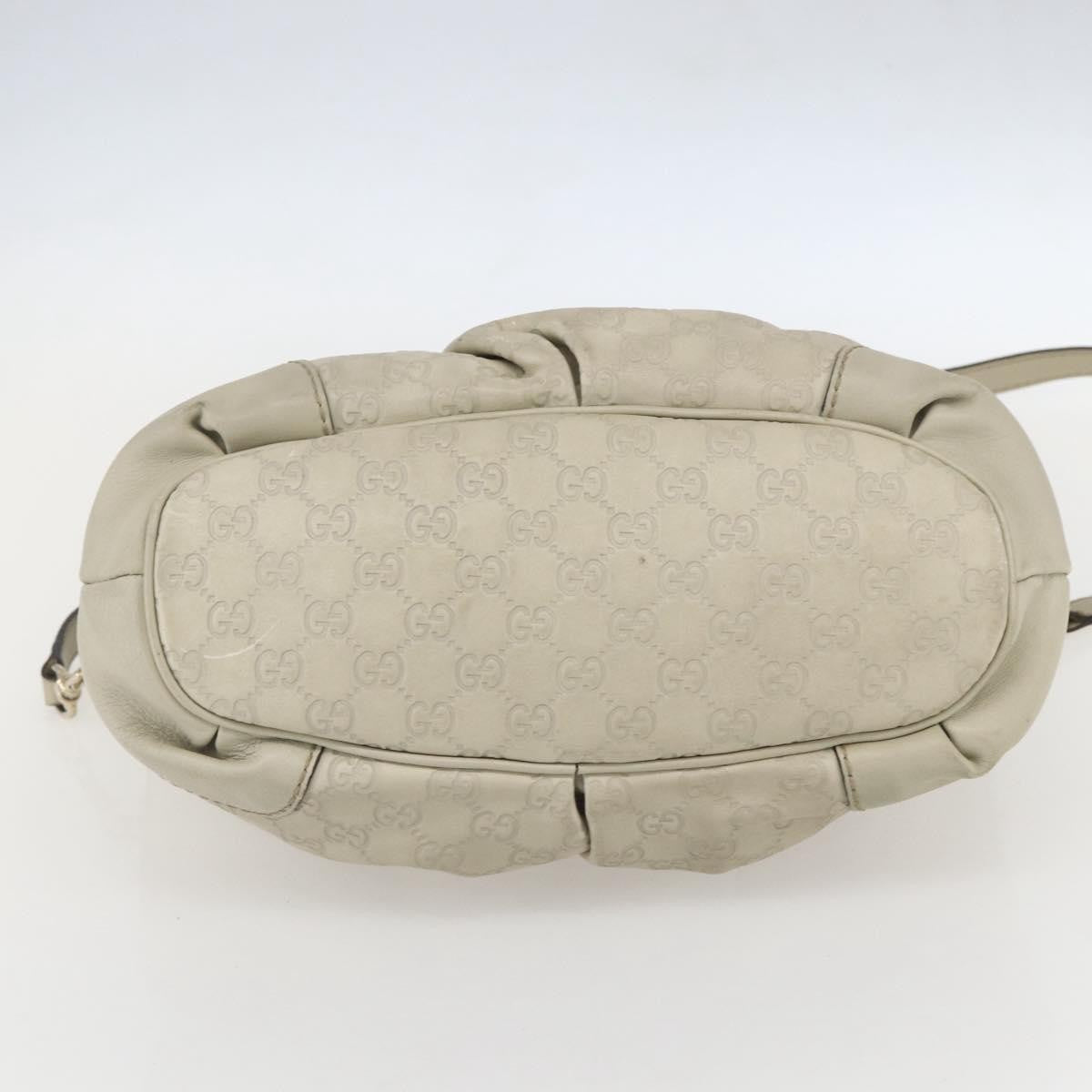 Gucci Sukey Top Handle Satchel Guccissima Leather, Ecru, Leather, Handbag