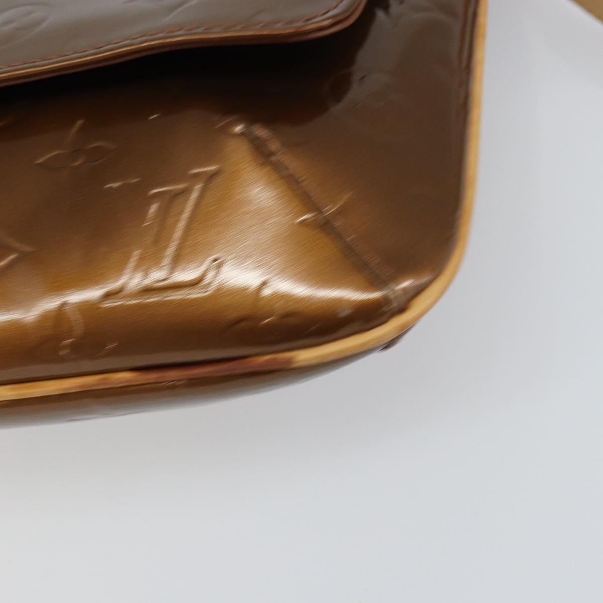 Louis Vuitton Thompson Street Monogram Vernis, Brown, Patent Leather, Shoulder Bag