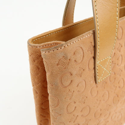 Celine C Macadam Suede, Beige, Suede, Handbag