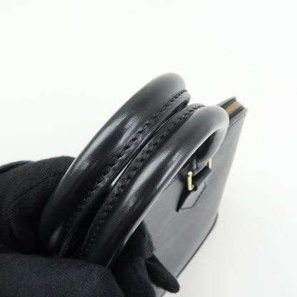 Louis Vuitton Alma Epi Leather, Black, Leather, Handbag