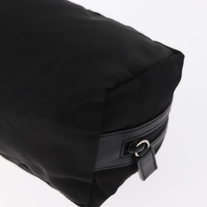 Prada Logo Pouch Nylon, Black, Nylon, Clutch