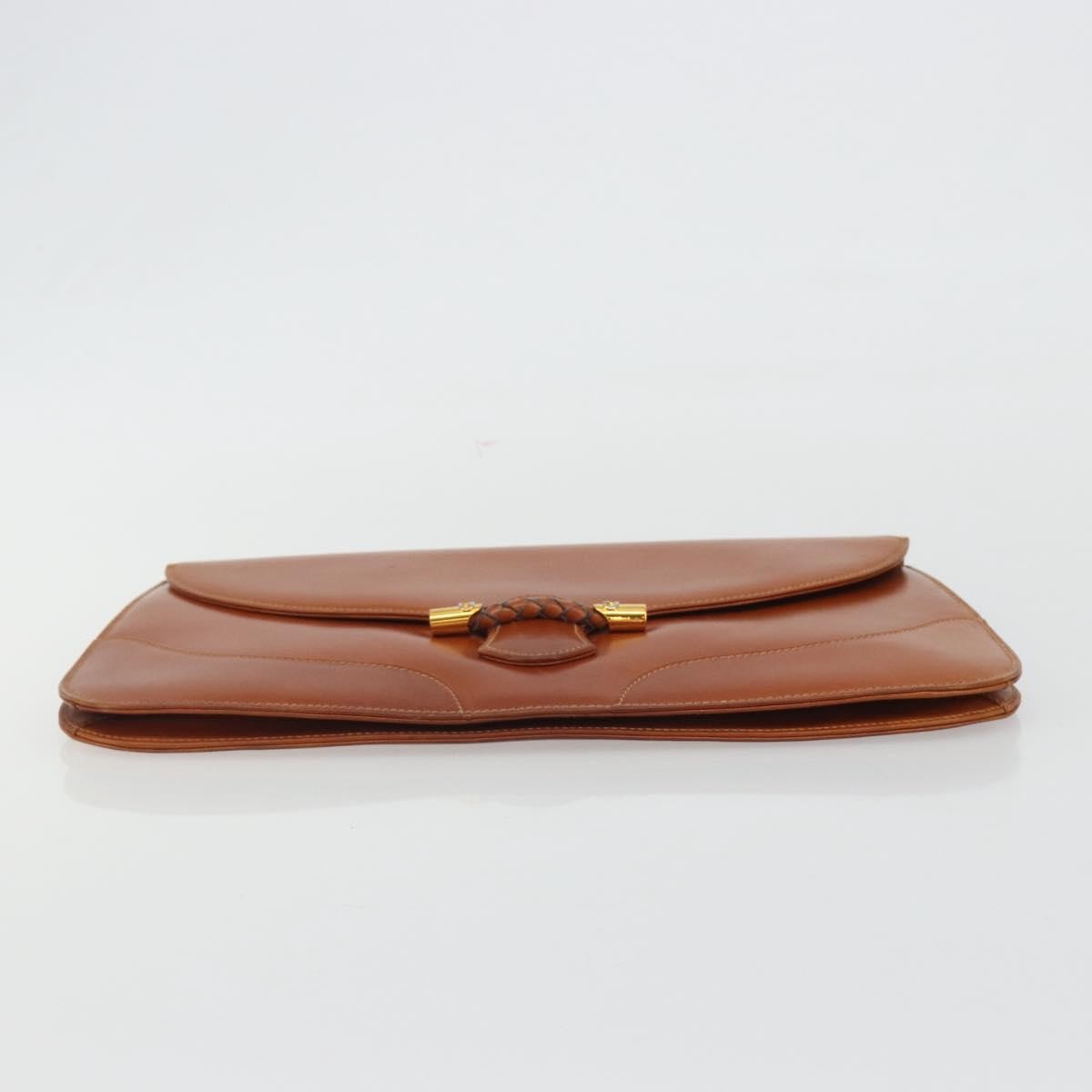 Gucci Vintage clutch Leather, Brown, Leather, Clutch