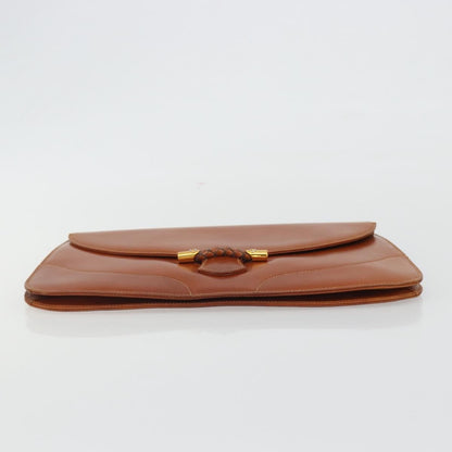 Gucci Vintage clutch Leather, Brown, Leather, Clutch