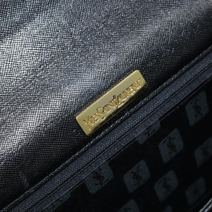 Saint Laurent Vintage Leather, Black, Leather, Handbag