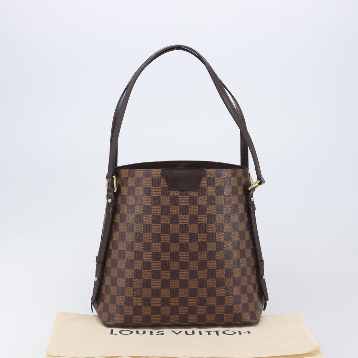 Louis Vuitton Cabas Rivington Damier, Brown, Canvas, Tote Bag