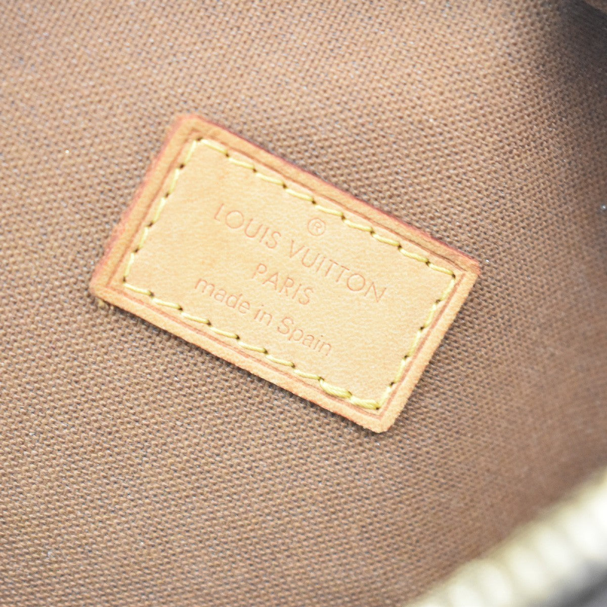 Louis Vuitton Pochette Gange Monogram Canvas, Brown, Canvas, Clutch