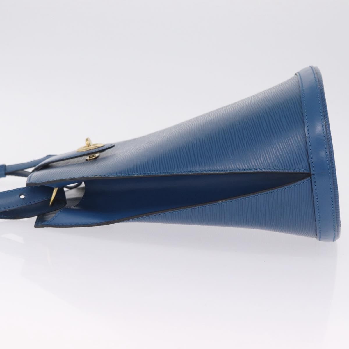 Louis Vuitton Cluny Epi Leather, Blue, Leather, Shoulder Bag