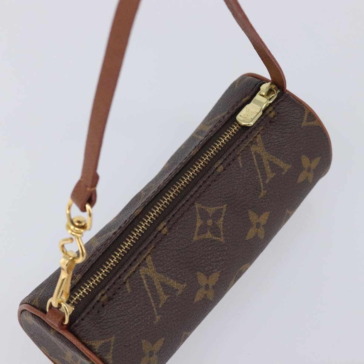 Louis Vuitton Papillon Pochette Monogram Canvas, Brown, Canvas, Clutch