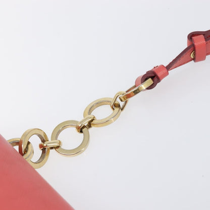 Salvatore Ferragamo Gancini Leather, Pink, Leather, Shoulder Bag