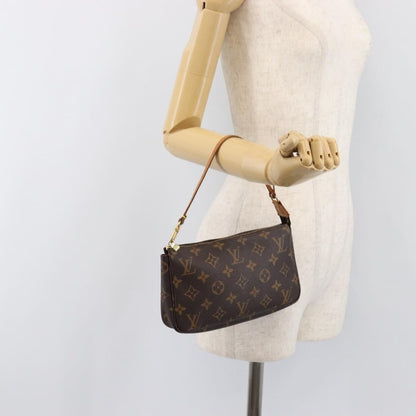 Louis Vuitton Pochette Accessoires NM Monogram Canvas, Brown, Canvas, Clutch