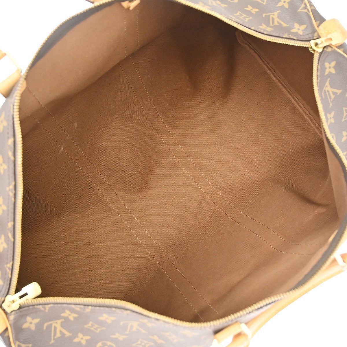 Louis Vuitton Keepall Monogram Canvas, Brown, Canvas, Travel Bag