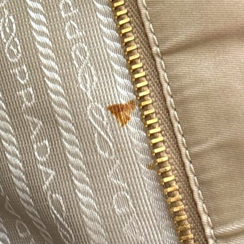 Prada Re-Edition 1978 Pocket Re-Nylon with Saffiano Leather, Beige, Nylon, Tote Bag
