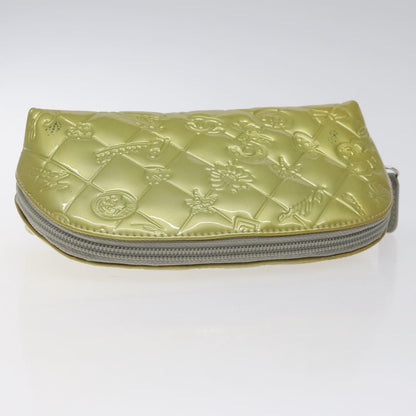Chanel Vintage Toiletry Patent leather, Silver, Other, Clutch