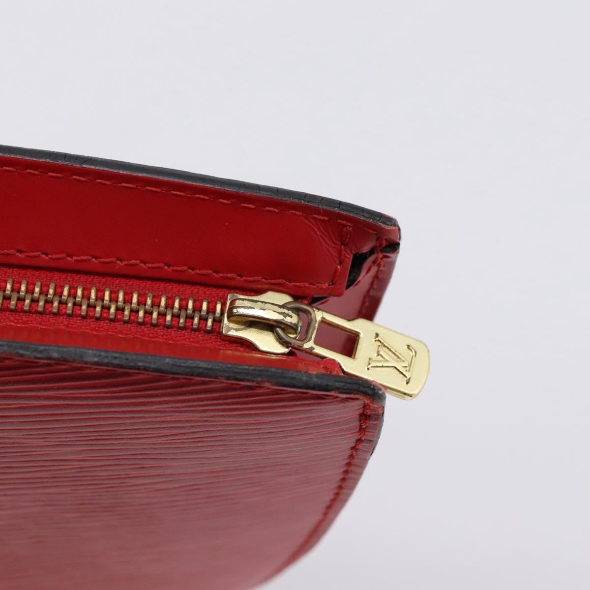 Louis Vuitton Saint Jacques Epi Leather, Red, Leather, Handbag