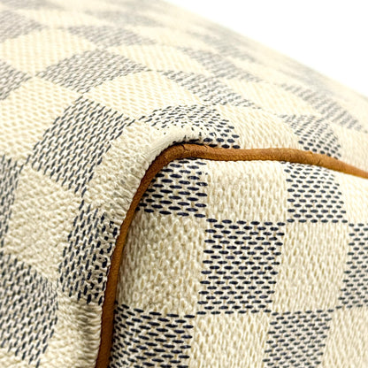 Louis Vuitton Speedy Bandouliere Damier, White, Canvas, Handbag