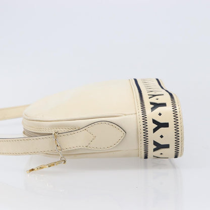 Saint Laurent Vintage Shoulder bag Leather, Beige, Leather, Shoulder Bag