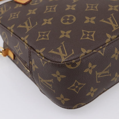 Louis Vuitton Spontini Monogram Canvas, Brown, Canvas, Handbag