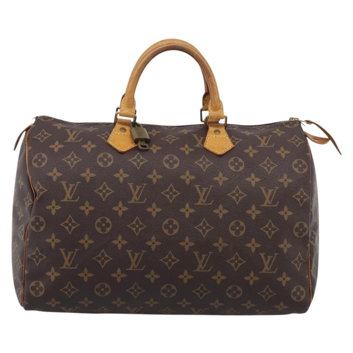 Louis Vuitton Speedy Monogram Canvas, Brown, Canvas, Handbag