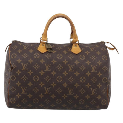 Louis Vuitton Speedy Monogram Canvas, Brown, Canvas, Handbag
