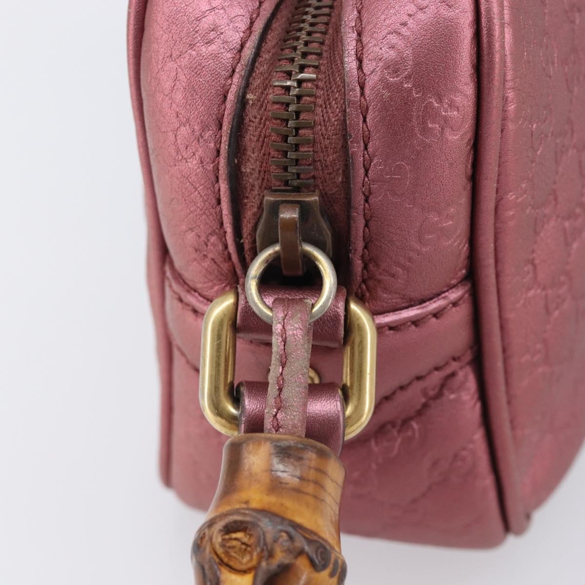Gucci Sunshine Disco Microguccissima Leather, Pink, Leather, Crossbody Bag