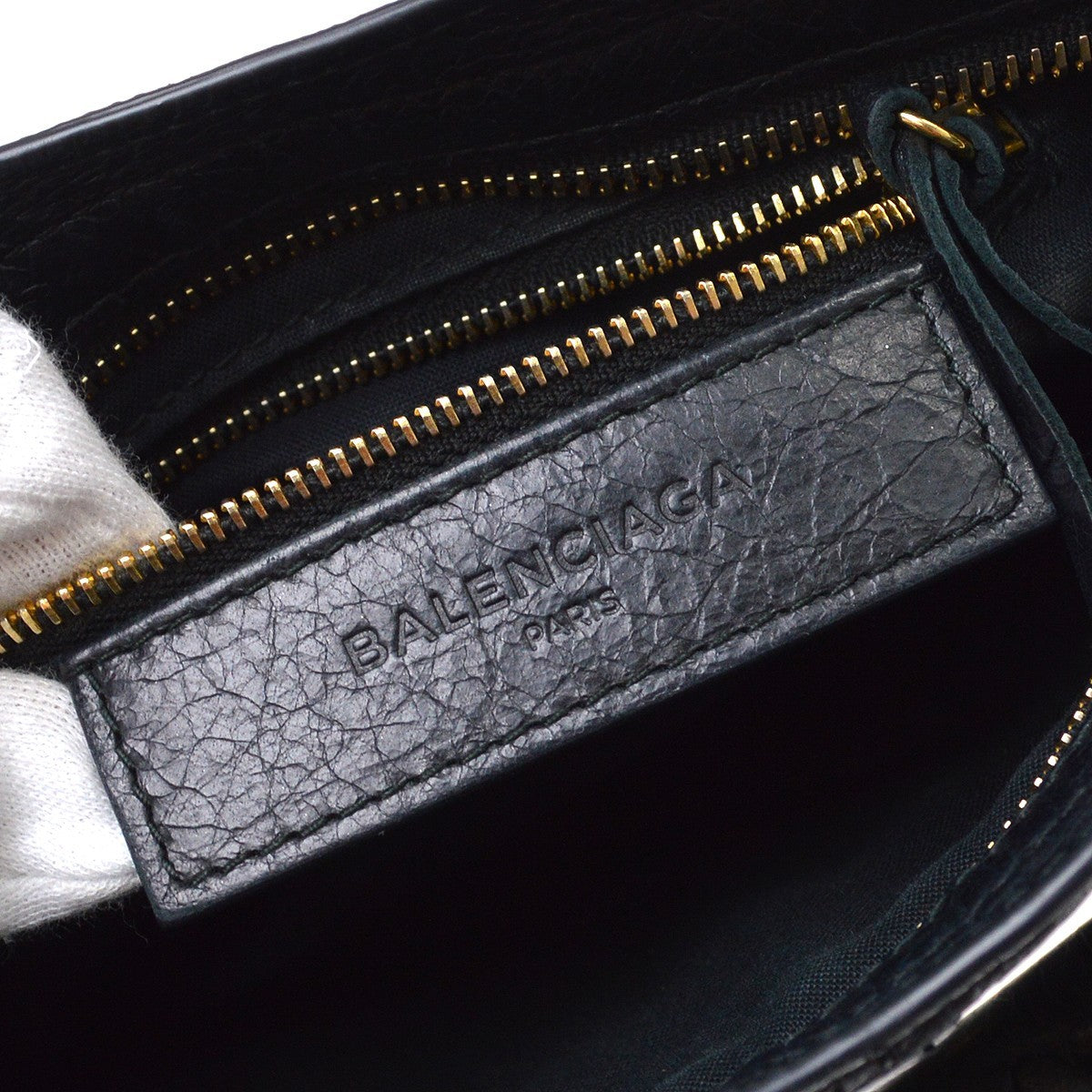 Balenciaga City Leather, Black, Leather, Handbag