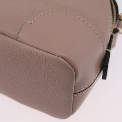 Chloe Daria Chain Leather, Pink, Leather, Handbag