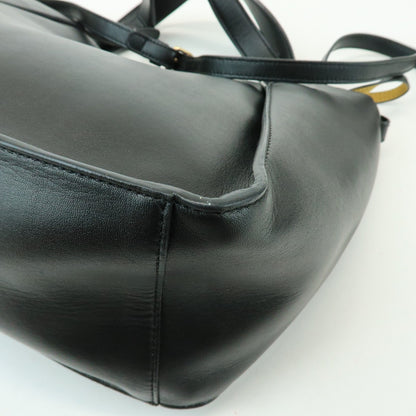 Stella McCartney Alter Faux Leather, Black, Synthetic, Tote Bag